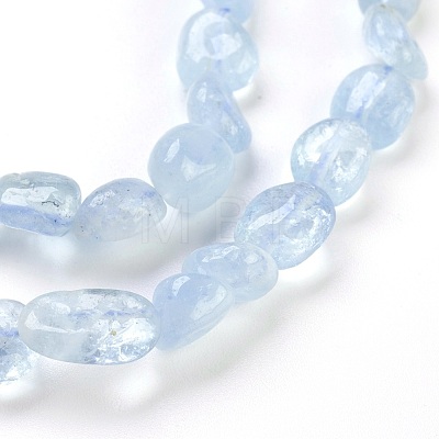 Natural Aquamarine Beads Strands G-F575-11-1