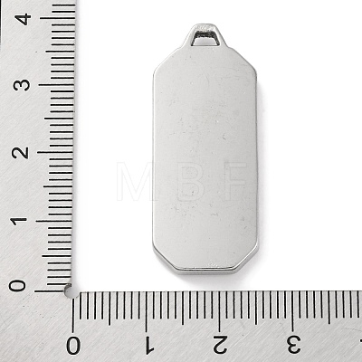 Anti-Tarnish 304 Stainless Steel Pendants STAS-D194-03P-1