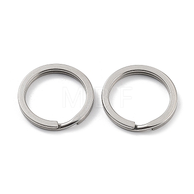 Non-Tarnish 304 Stainless Steel Split Key Rings X-STAS-Q314-01A-P-1