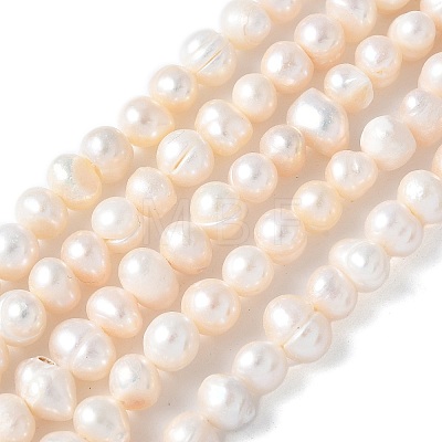 Natural Cultured Freshwater Pearl Beads Strands PEAR-I007-07O-07A-1