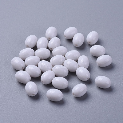 Opaque Acrylic Beads SACR-R828-08-1