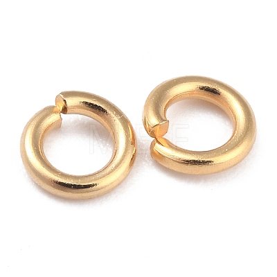 Rack PlatingBrass Open Jump Rings X-KK-O139-18L-G-1