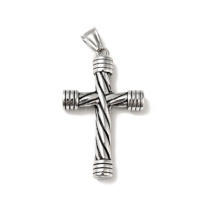 Non-Tarnish 316 Surgical Stainless Steel Pendants STAS-I195-06P-1
