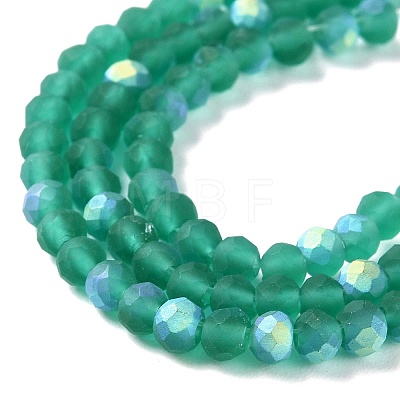 Imitation Jade Glass Beads Strands EGLA-A034-T3mm-MB18-1