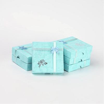 Cardboard Bracelet Boxes with Flower X-BC046-1