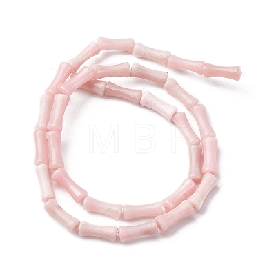 Natural Pink Opal Beads Strands G-L624-G06-12x5mm-1