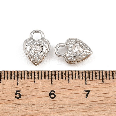 Alloy with Rhinestone Charms RB-CBA7AC6-21P-01-1