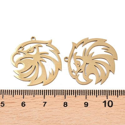 201 Stainless Steel Pendants STAS-I364-14G-1