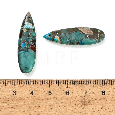 Dyed Synthetic Imperial Jasper Pendants GG-CBAA20A-08C-1