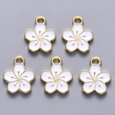 Alloy Enamel Charms ENAM-S121-121C-1