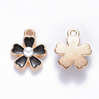Alloy Enamel Charms X-ENAM-N054-028D-1