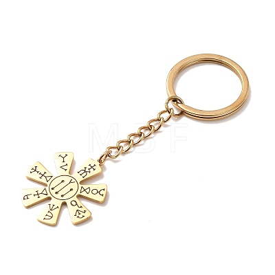304 Stainless Steel Keychains KEYC-Z011-01G-1