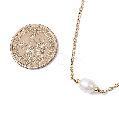 Natural Cultured Freshwater Pearl Pendant Necklaces NJEW-JN05134-03-1