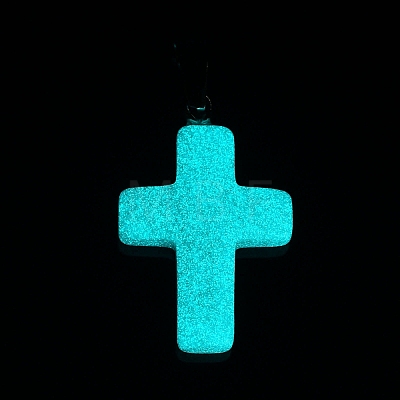 Synthetic Luminous Stone Dyed Pendants G-H308-06P-07-1