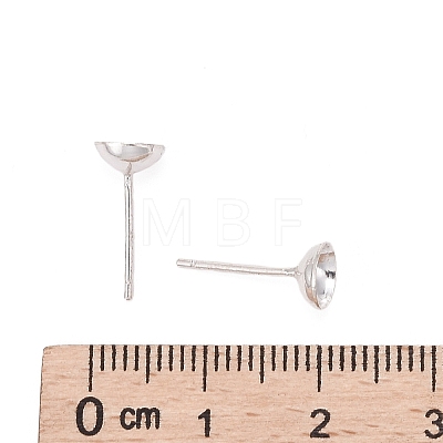 925 Sterling Silver Ear Stud Findings STER-K167-043D-S-1