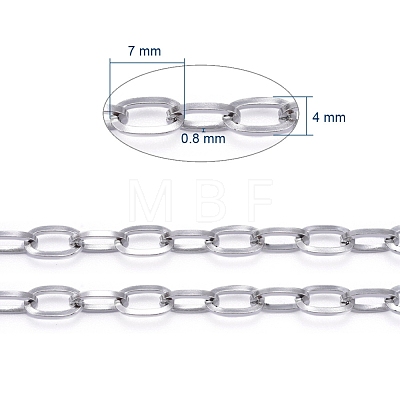 304 Stainless Steel Cable Chains CHS-H007-32P-1