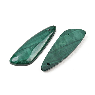Natural Malachite Pendants G-B187-01A-04-1