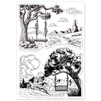 Custom PVC Plastic Clear Stamps DIY-WH0448-0319-1