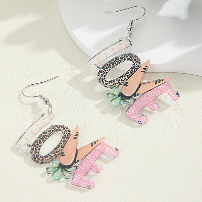 Easter Acrylic Dangle Earrings FS-WG3CEAB-01-1