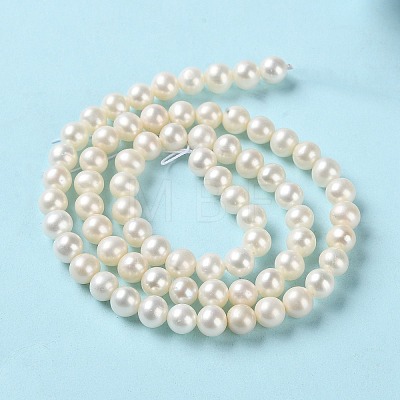 Natural Pearl Beads Strands PEAR-E018-75-1