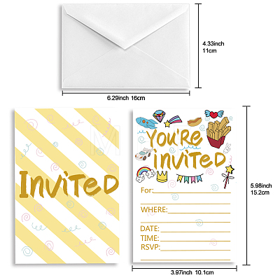 SUPERDANT Invitation Cards DIY-SD0001-05H-1