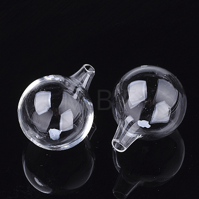 Handmade One Hole Blown Glass Globe Bottles BLOW-T001-01D-1