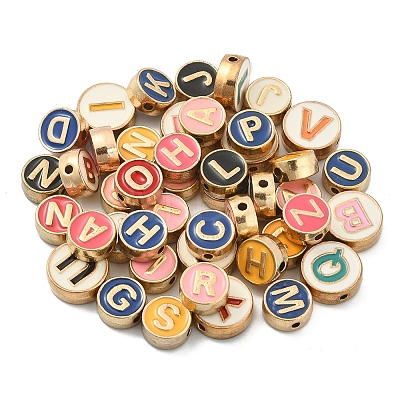 100Pcs Alloy Enamel Beads ENAM-CJ0002-84-1