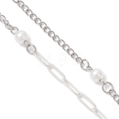 Alloy Butterfly Lariat Necklaces NJEW-JN05693-1