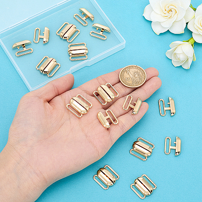 12Pcs Alloy Interlocking Clasps FIND-PH0038-27G-1
