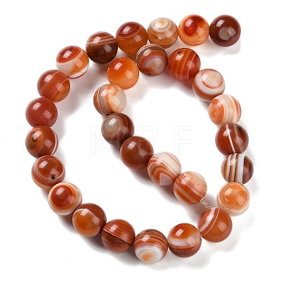 Natural Eye Agate Beads Strands G-NH0019-F03-02-1