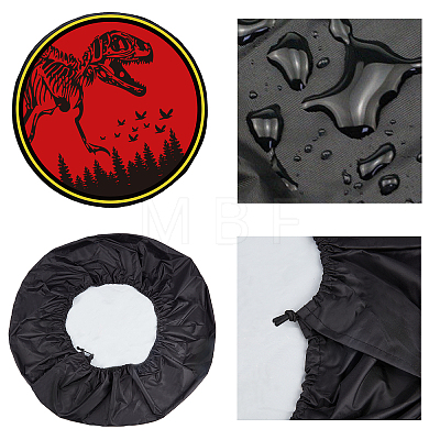 Polyester Tyre Cover AJEW-WH0225-021-1