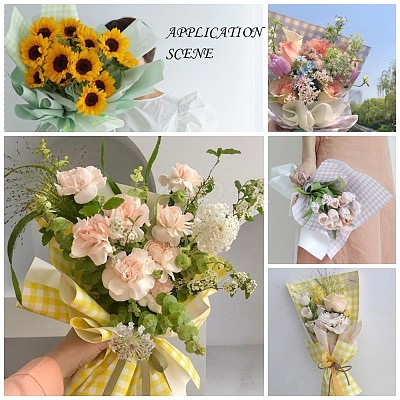 Waterproof Gift & Flower Wrapping Paper DIY-G038-01F-1