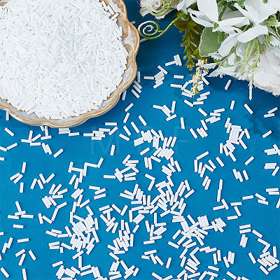 3000Pcs Opaque Glass Bugle Beads GLAA-PA0001-86-1