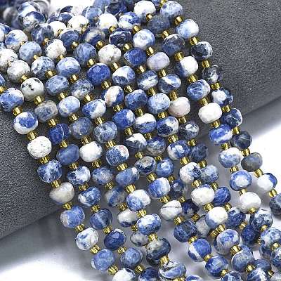 Natural Sodalite Beads Strands G-K389-E74-01A-1