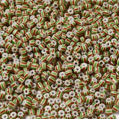 8/0 Opaque Colours Seep Glass Seed Beads SEED-F003-04B-07-1