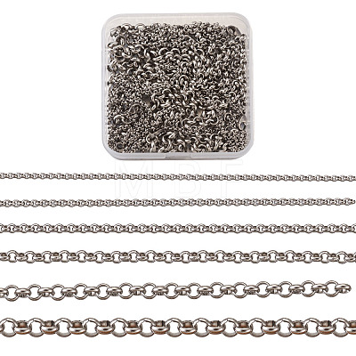 Steel Rolo Chain for Necklace MAK-TA0001-02P-1