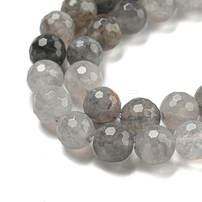 Natural Cloudy Quartz Beads Strands G-E571-A08-02-1