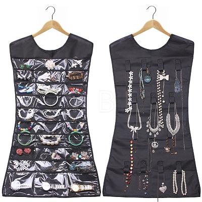 Non-Woven Fabrics Jewelry Hanging Display Bags PW-WGDFDDB-01-1