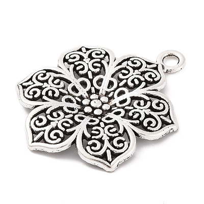 Tibetan Style Alloy Pendants X-TIBE-Q050-152AS-LF-1