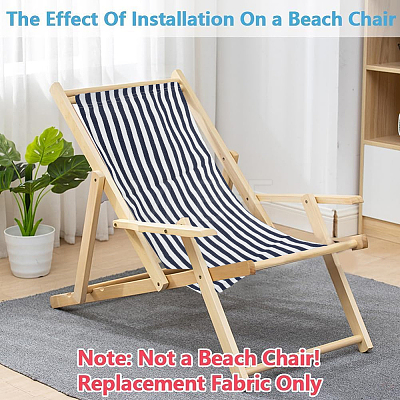 1Pc Stripe Polyester Chair Replacement Fabric AJEW-GF0014-50G-1