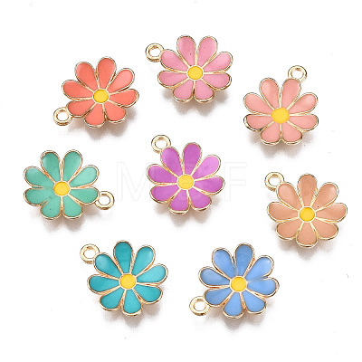 Alloy Enamel Pendants X-ENAM-S121-116-G-1