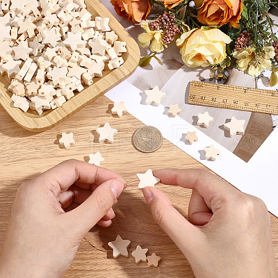 180Pcs 3 Styles Wood Beads WOOD-PA0001-64-1