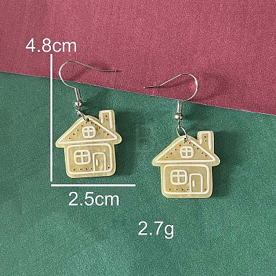 Christmas Acrylic Dangle Earrings FS-WG2A8CC-09-1