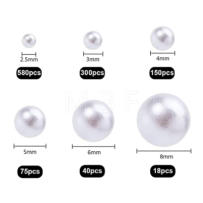 Imitation Pearl Acrylic Beads OACR-PH0002-05-1