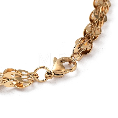 304 Stainless Steel Chain Necklaces NJEW-Q335-10G-1