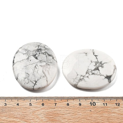 Natural Howlite Cabochons G-A258-01B-1