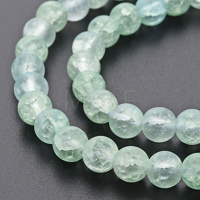 Crackle Glass Beads Strands GLAA-S192-D-007E-1