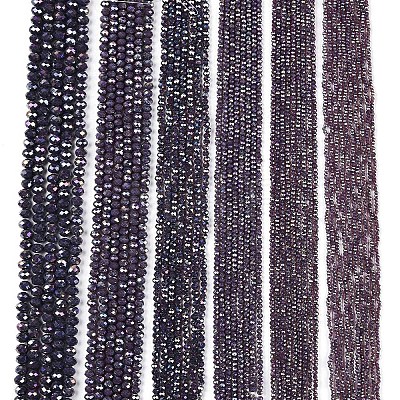 Electroplate Glass Beads Strands LS-EGLA-A044-P6mm-B11-1