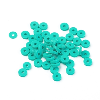 Eco-Friendly Handmade Polymer Clay Beads CLAY-R067-4.0mm-34-1