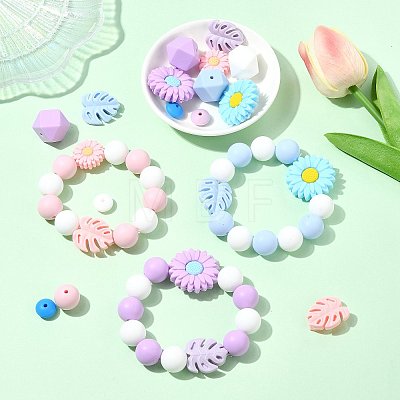 30Pcs Silicone Beads SIL-FS0001-33-1